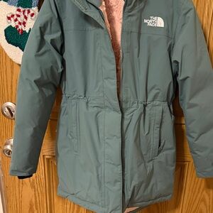 The North Face Kids Teal Puffer Jacket